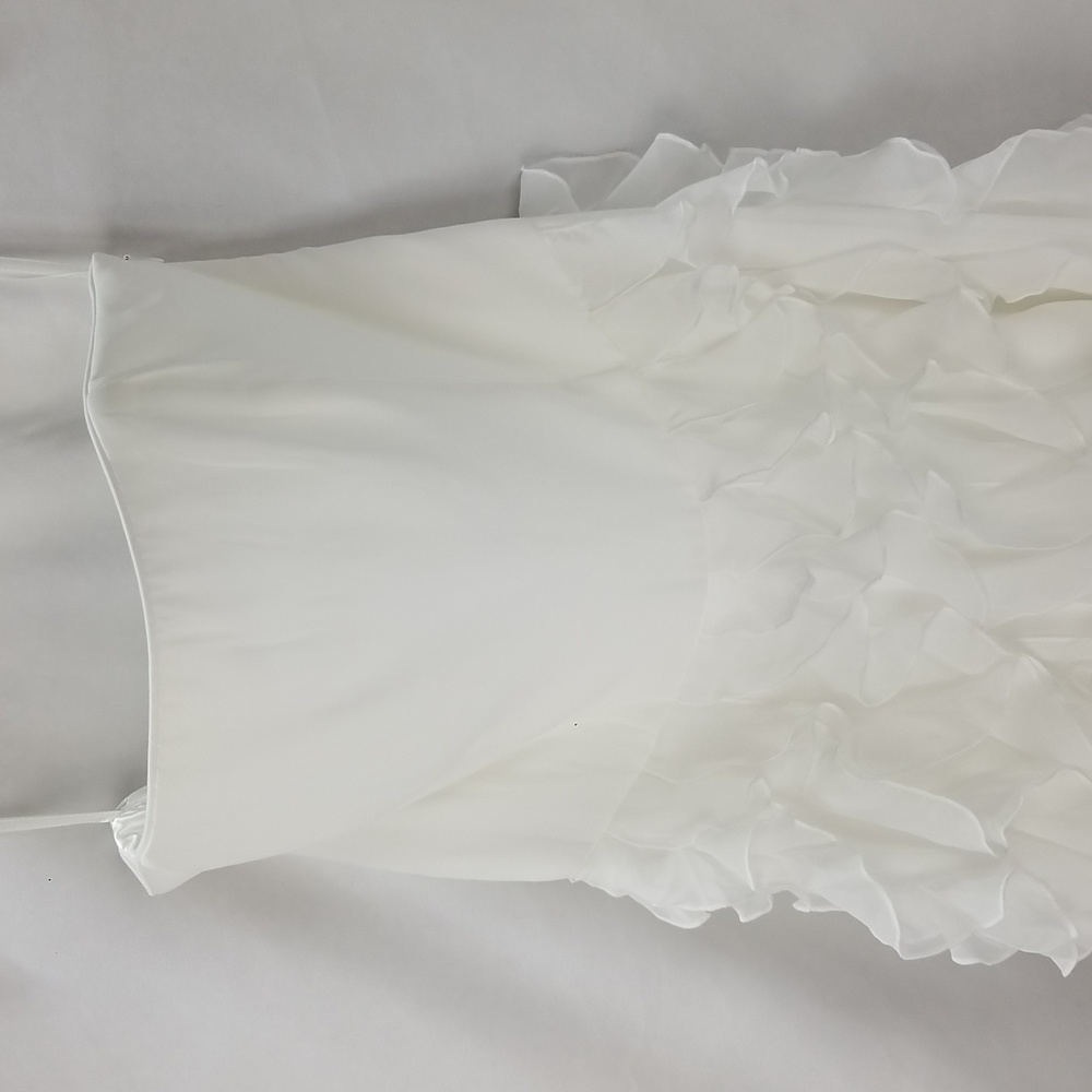 White House Black Market Tiered Waterfall Gown NWT - Picture 2 of 13